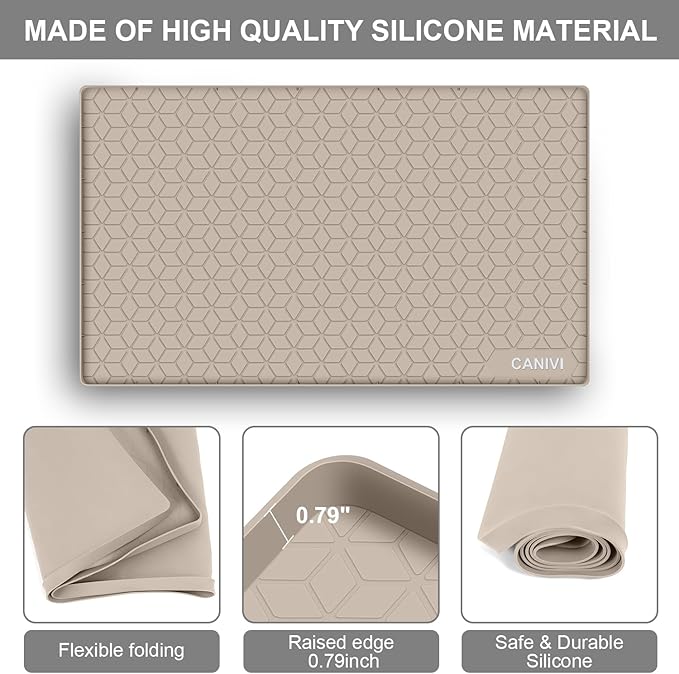 Under Sink Mat, Kitchen Cabinet Shelf Protector, Fits 36 inch Standard Cabinet - Image 6