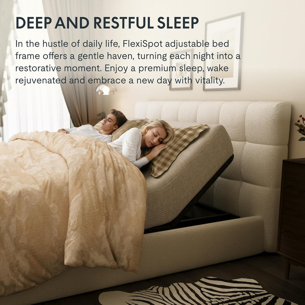 FLEXISPOT Adjustable Bed Bases, Massage, Zero Gravity & Memory Postions