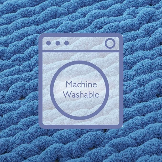 Bigacogo Chunky Knit Throw Blanket - Image 6