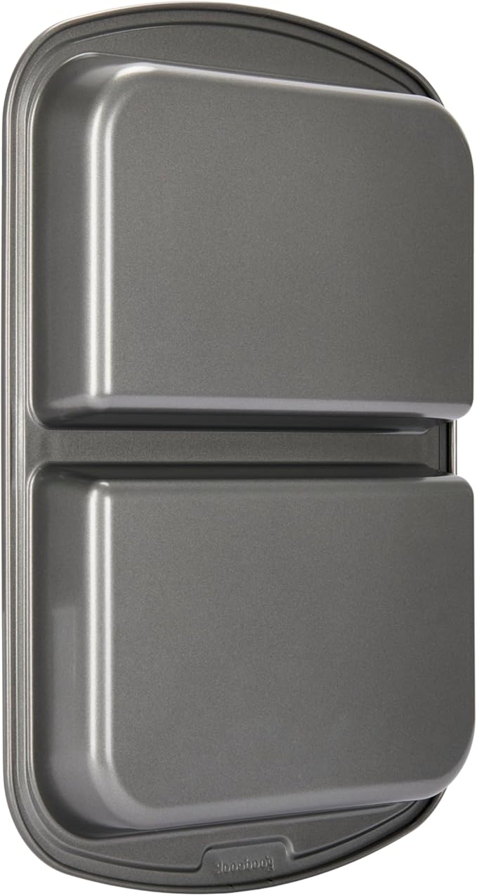 GoodCook Everyday Divided Baking Pan 1.5-Inch Deep 2-Section Non-Stick - Image 10