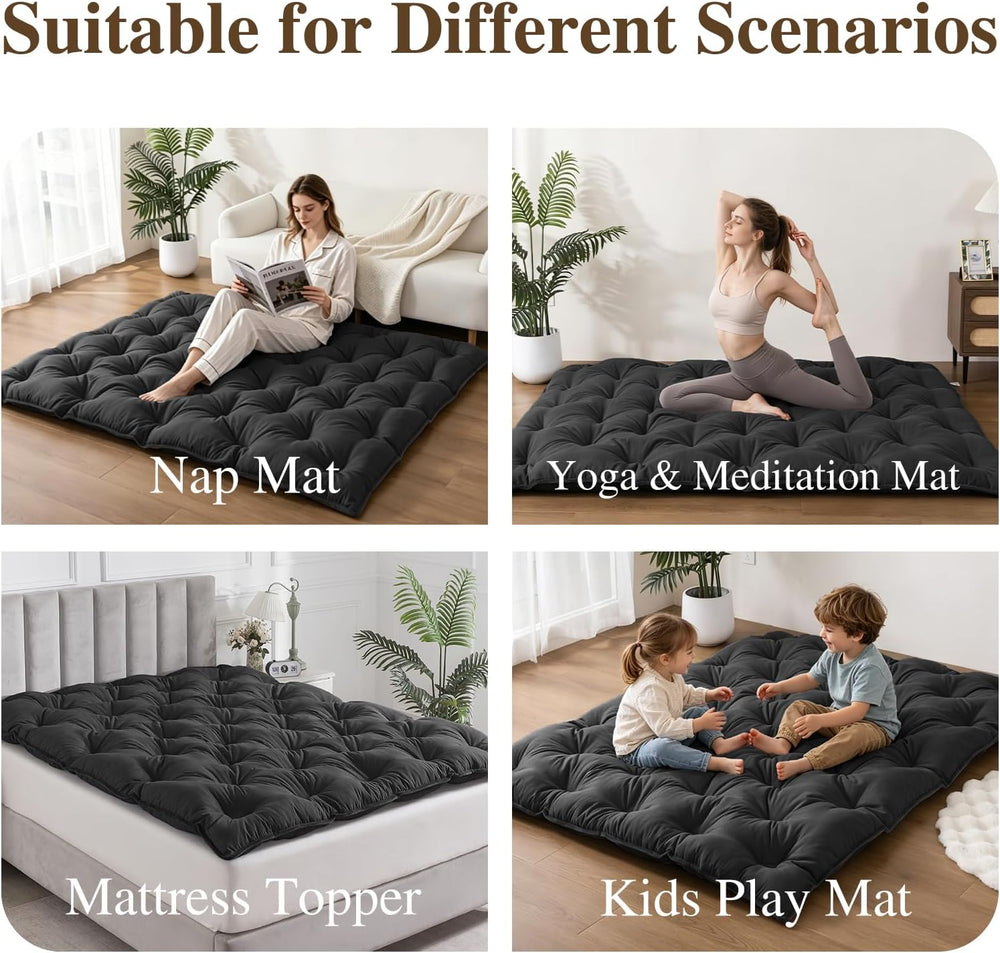 SHOUREN Japanese Futon Mattress Floor Mattress 3" Tatami Mat,Shredded Me...