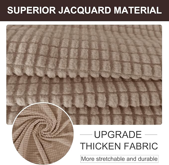 U-NICE HOME Oversized Stretch Loveseat Couch Cover Sofa Covers Washable Sofa - Image 4
