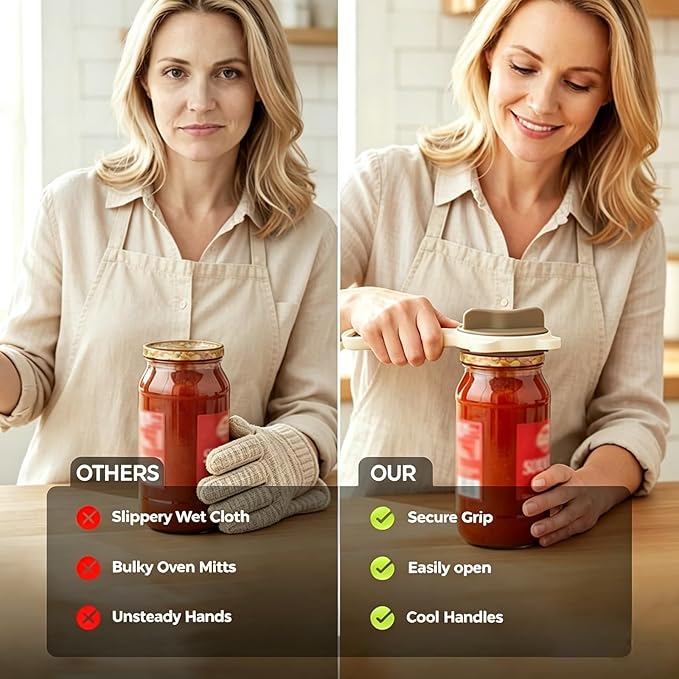 2026 New 4-in-1 Jar Opener, Adjustable Stainless Steel Opener - Image 4