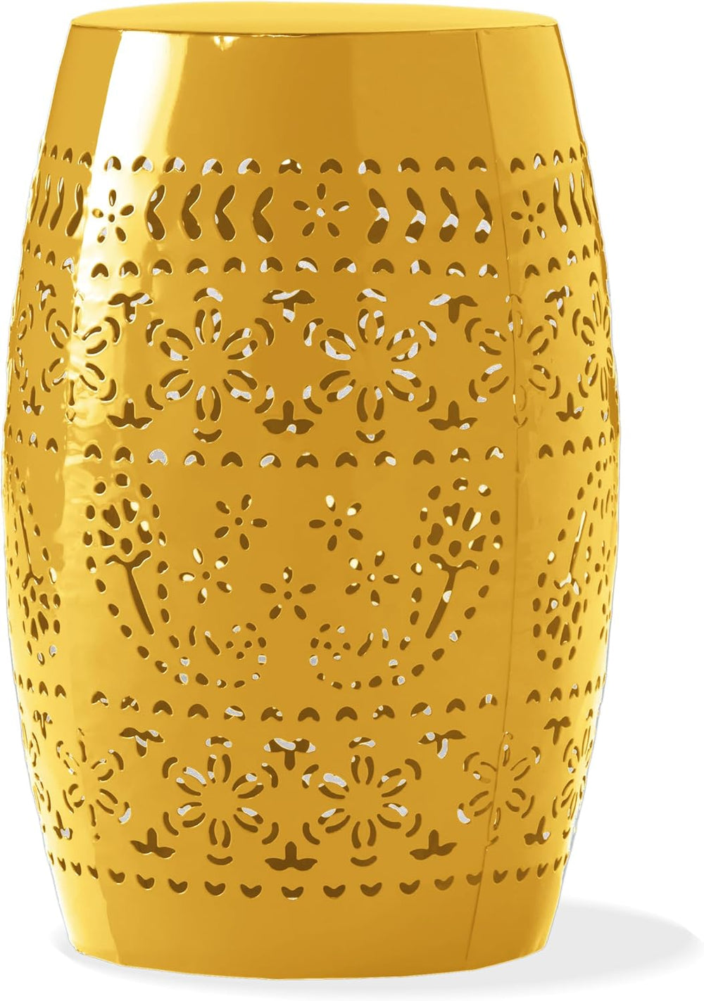 Christopher Knight Home Zoey Small Outdoor Side Table, Lace Cut Iron End Tabl...