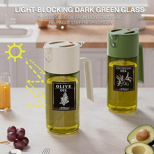 2-IN-1 500ml/17oz Light-Blocking Dark Oil Sprayer - Image 2