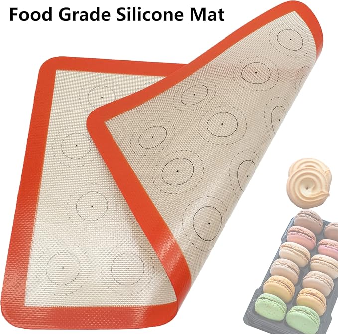 Silicone Baking Mats Set of 4, Non Stick Reusable Silicone Liners - Image 6