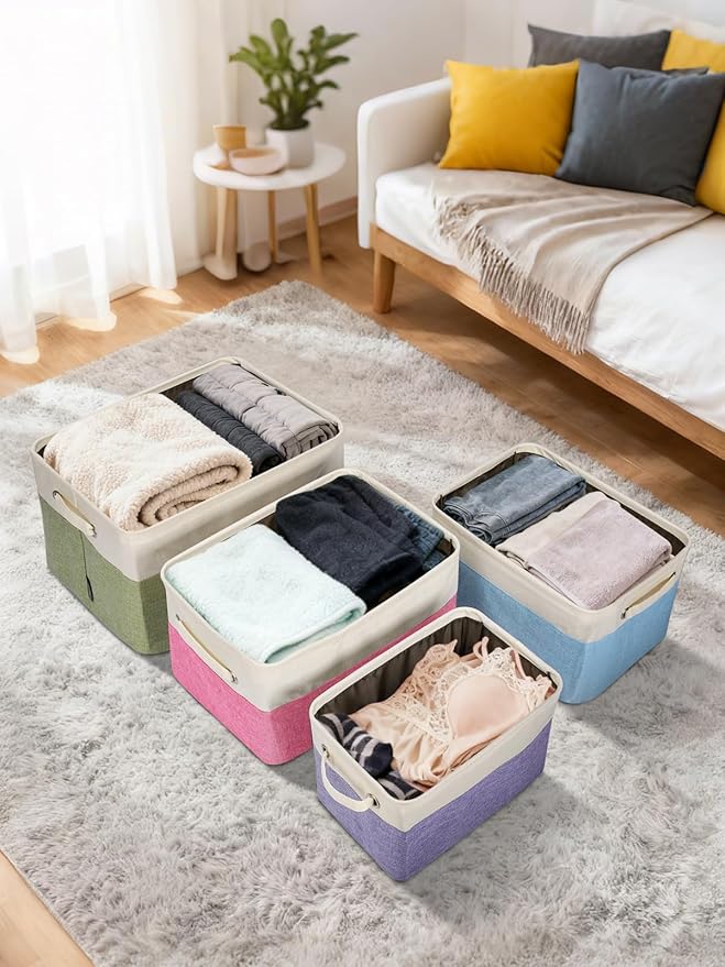 BALEINE 1 Pack Fabric Closet Storage Bins - Image 7