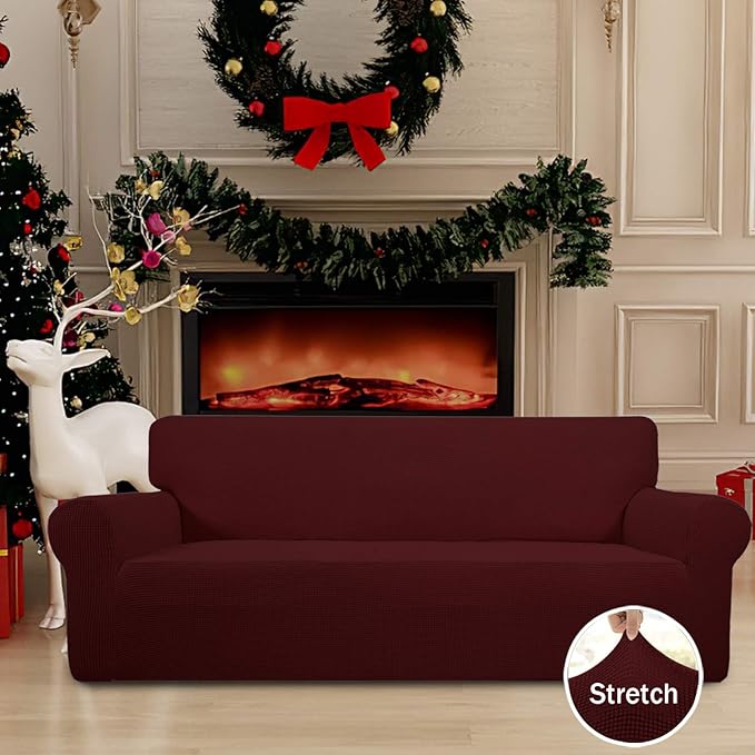 Easy-Going Stretch Sofa Slipcover 1-Piece Sofa Cover Furniture Protector Couch - Image 2