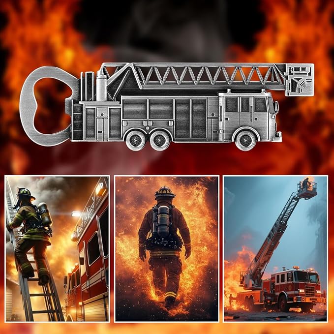 Fire Truck Bottle Opener – Firefighter Gifts - Image 2