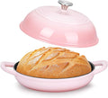 TeamFar Cast Iron Bread Dutch Oven, 6 Qt Enameled Dutch Oven Pot by TeamFar
