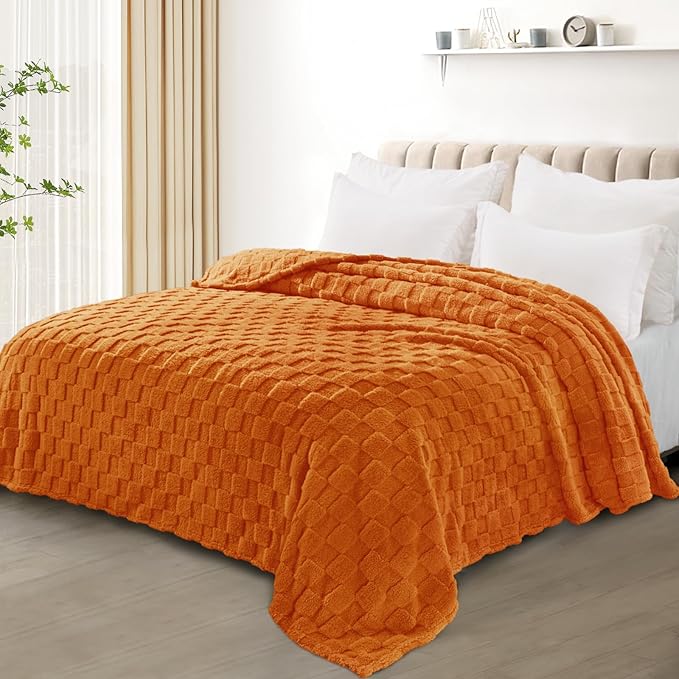 Exclusivo Mezcla Queen Size Flannel Fleece Blanket, Super Soft and Warm - Image 2