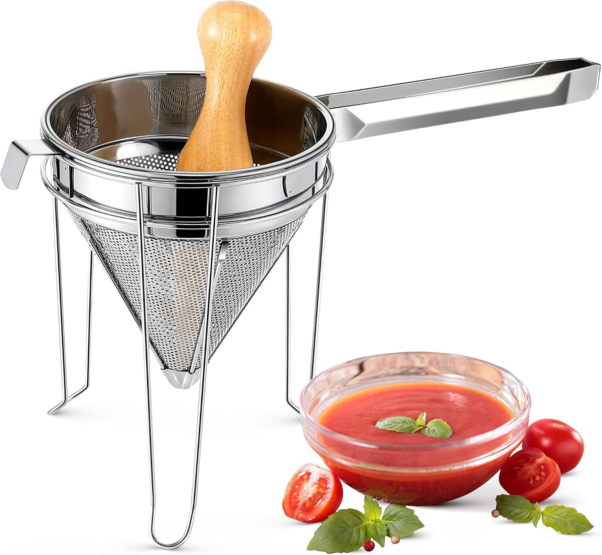 Feekoon Stainless Steel Chinois Strainer