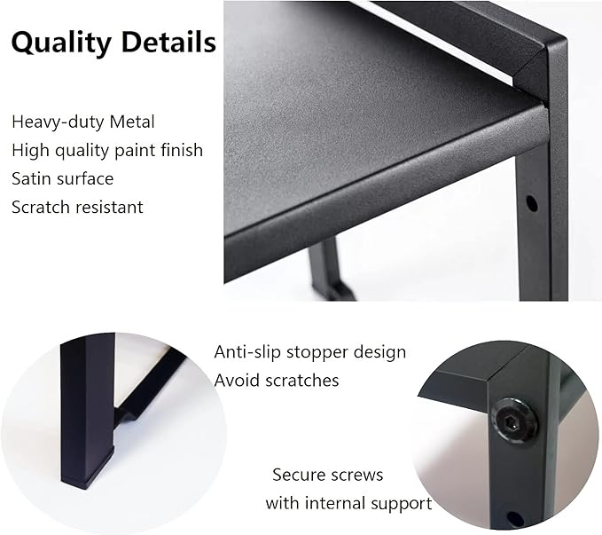 2 Pack Expandable Cabinet Shelf Organizer 16-26" L Stackable Kitchen Counter - Image 3