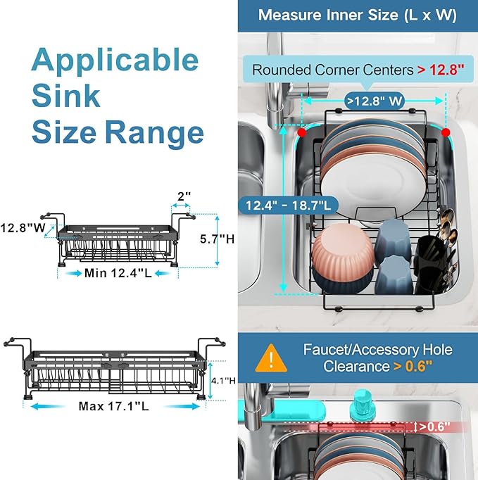 iSPECLE Expandable Dish Drying Rack - Image 2