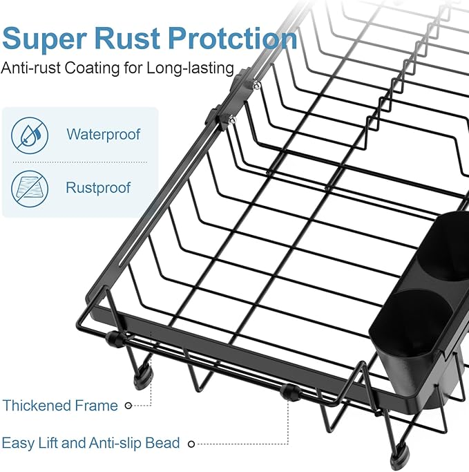 iSPECLE Expandable Dish Drying Rack - Image 5