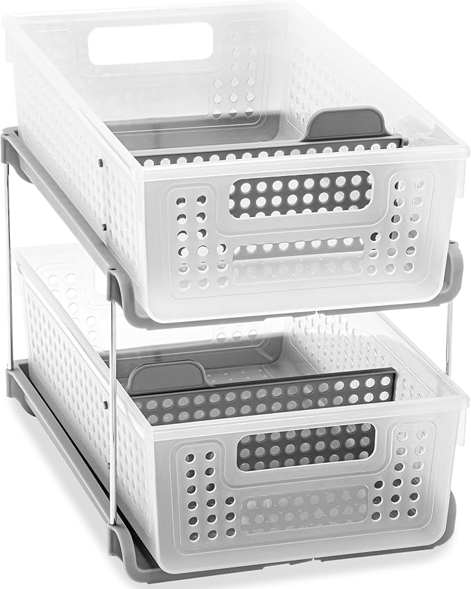 madesmart Antimicrobial 2 Tier Organizer - Image 4