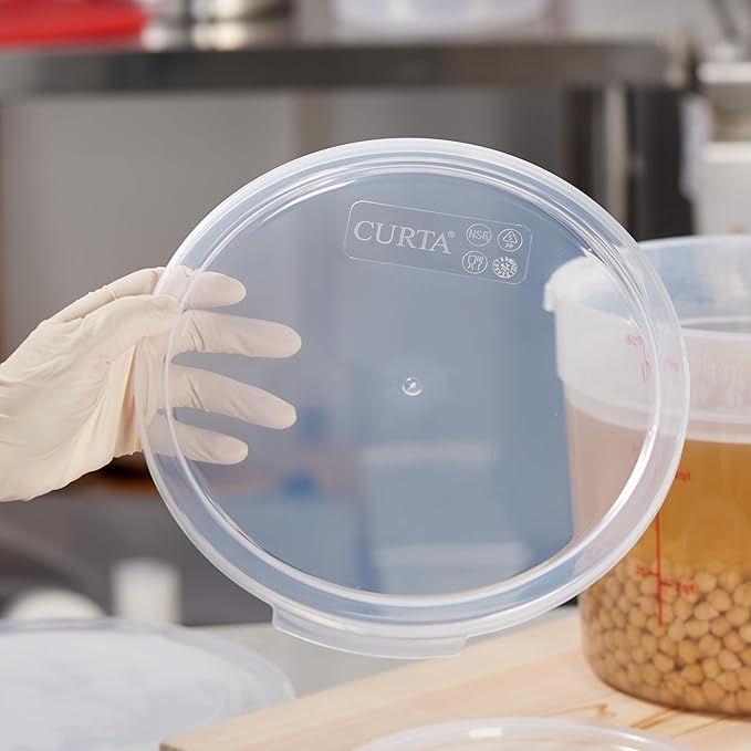 CURTA 6 Quart Translucent Round Food Storage Container - Image 7