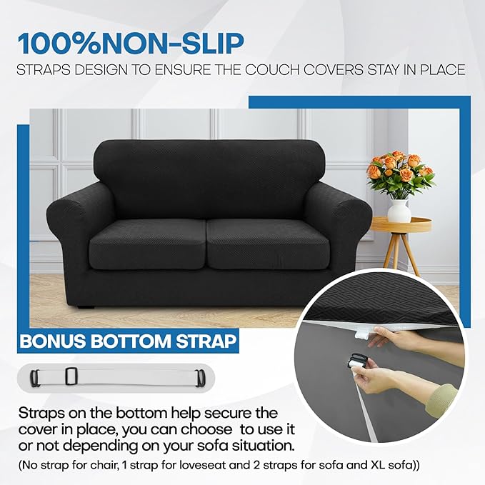 XINEAGE 2026 New 4 Pieces Couch Covers - Image 5