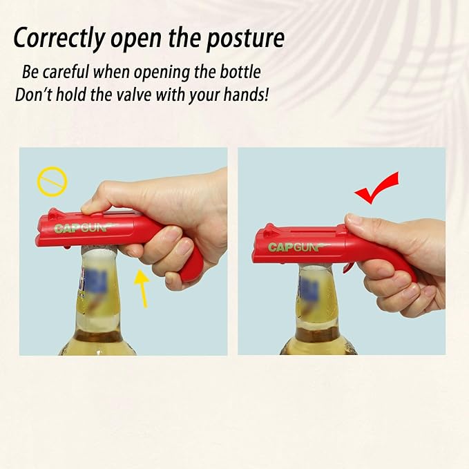 4PCs Cap Gun Bottle Opener - Image 4