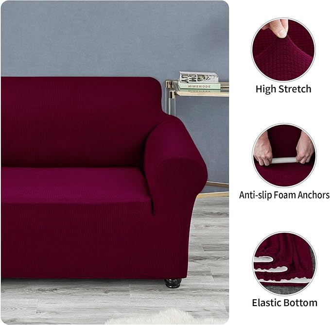 Joccun Christmas Stretch Couch Cover Slipcovers, 1-Piece Sofa Covers - Image 5