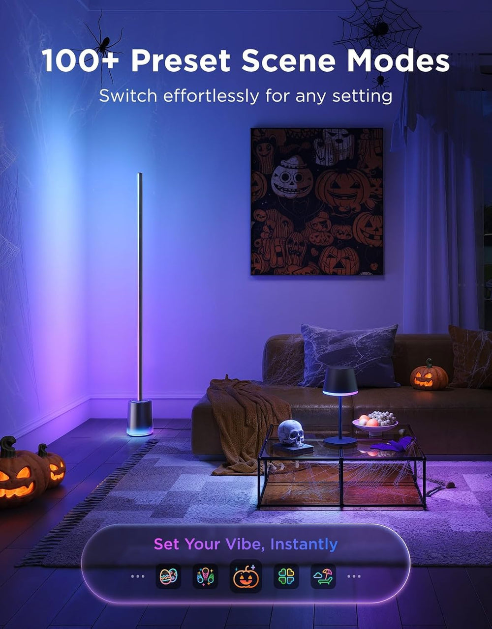 Govee Smart Cordless Table Lamp Classic (No Adapter), RGBIC Desk Lamp