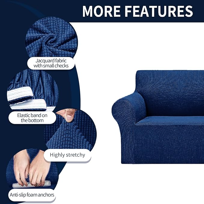 Cupuamon 2026 New Stretch Oversized Sofa Slipcovers Couch Sofa Cover - Image 4
