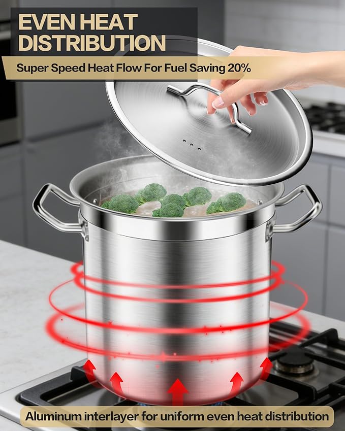 STOCKPOT Stainless Steel Stock Pot - Image 3