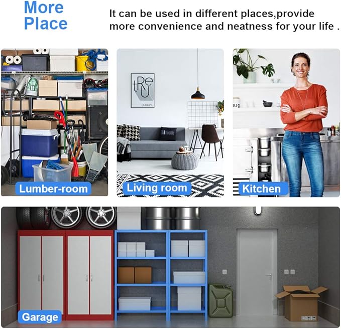 BestOffice | 5-Tier Wire Storage Shelves | 36x14x72 | Chrome | - Image 7