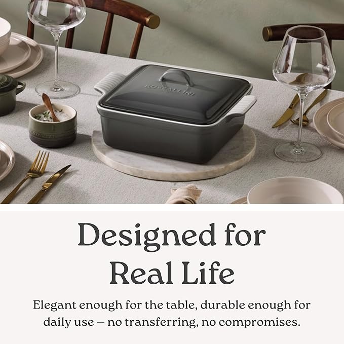 ROSSALLINI Stoneware Casserole Dish Bakeware - Image 5