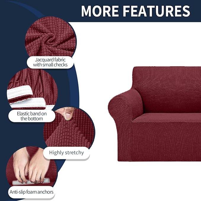 Cupuamon 2026 New Stretch Oversized Sofa Slipcovers Couch Sofa Cover - Image 4