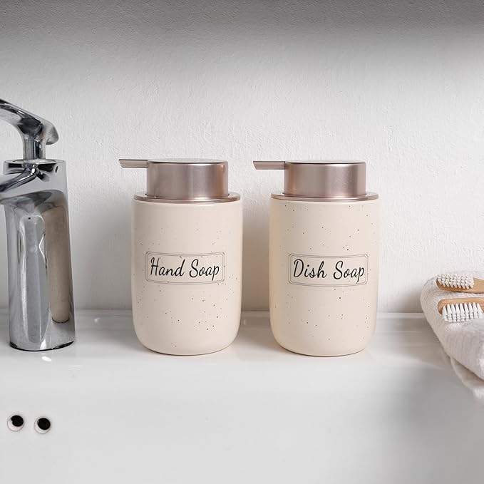 BosilunLife Apricot Soap Dispenser Set - Image 7