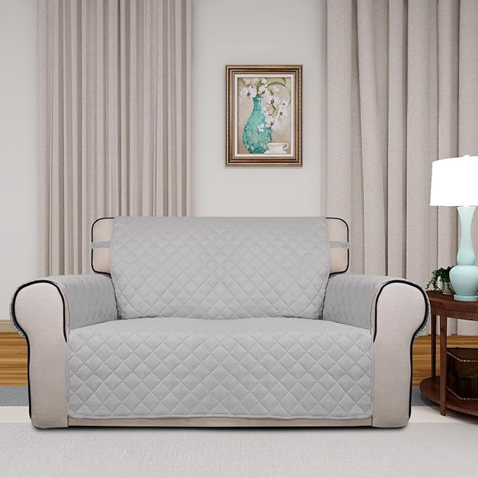 PureFit Reversible Quilted Sofa Cover, Water Resistant Slipcover Furniture - Image 2