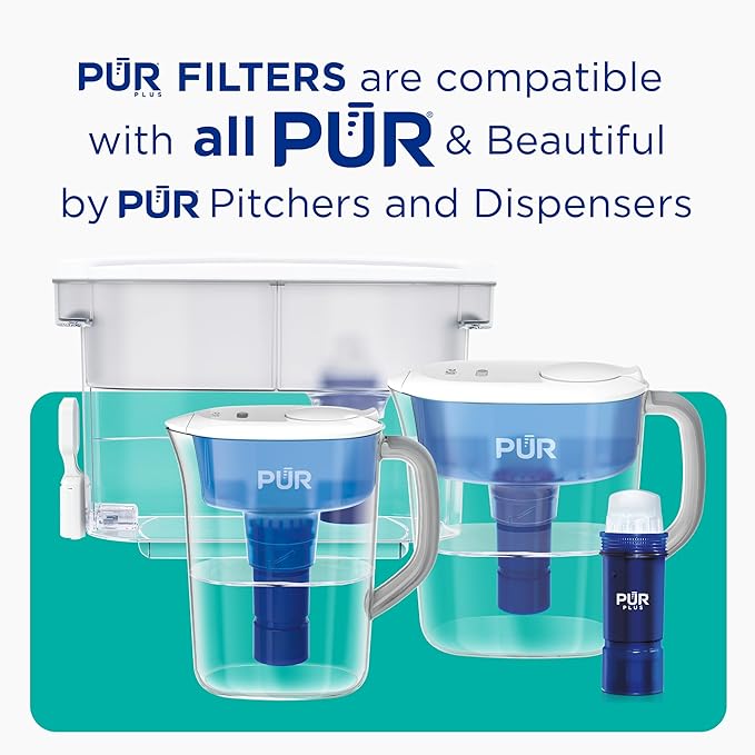 PUR Plus Lead Reducing Water Pitcher and Dispenser Replacement Filter, NSF & - Image 6