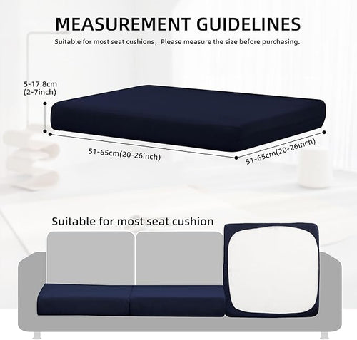 12Pcs Outdoor Cushion Covers, Patio Cushion Covers, Stretch Elastic Slipcovers - Image 2