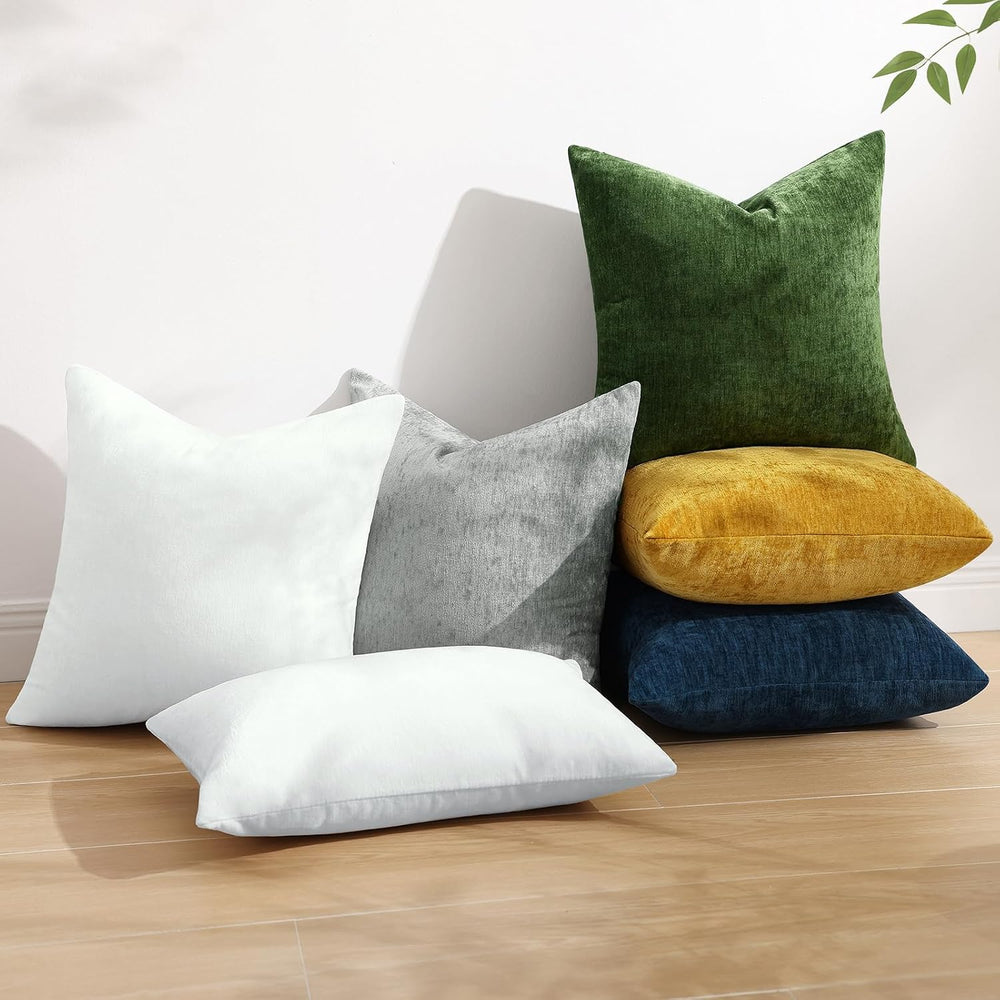 decorUhome Christmas Navy Blue Throw Pillow Covers 24X24 Set of 2