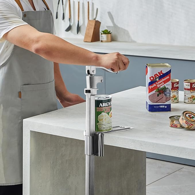VEVOR Commercial Can Opener, Heavy-Duty Manual Tabletop Cans Opener - Image 8