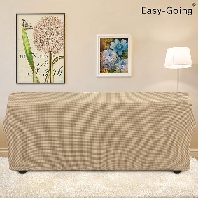 Easy-Going Stretch 4 Seater Sofa Slipcover 1-Piece Sofa Cover Furniture - Image 3