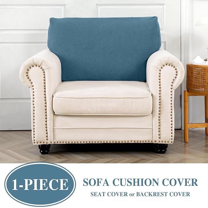 Couch Cushion Cover Seat Cushion Cover Stretch Armchair Cover Separate - Image 3