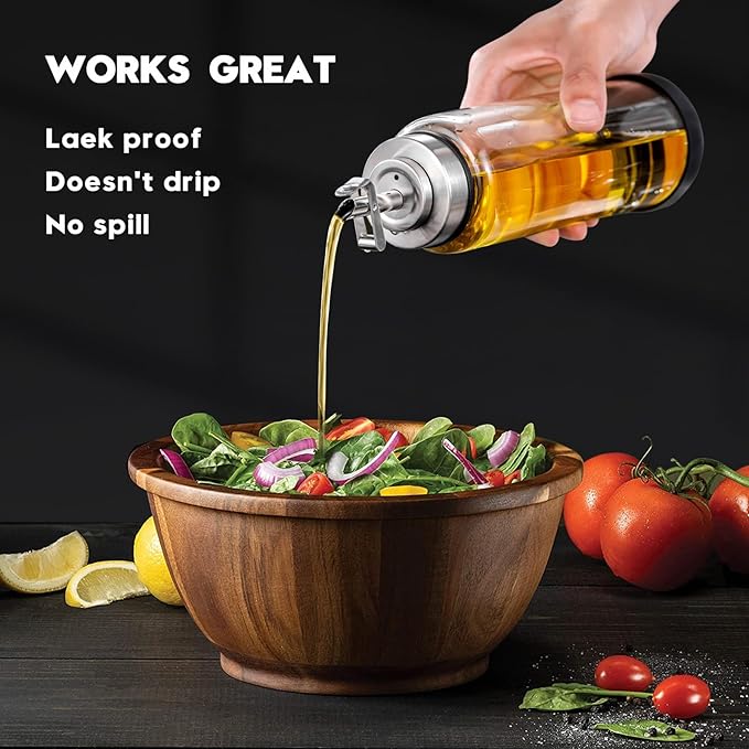 Glass Olive Oil Dispenser Bottle - Image 2