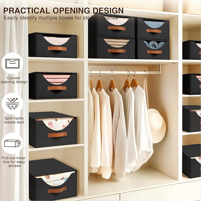 Homsorout Stackable Storage Drawers
