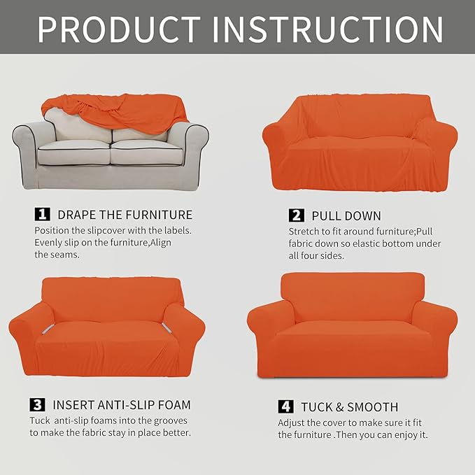 Easy-Going Stretch Oversized Sofa Slipcover 1-Piece Sofa Cover Furniture - Image 8