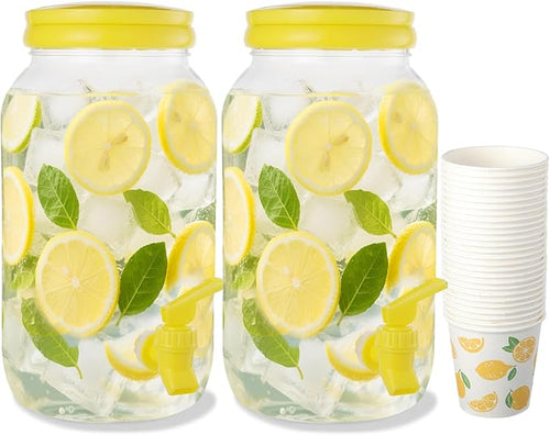 2 Pcs Plastic Beverage Dispenser by CIEOVO