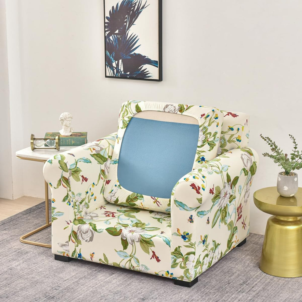FUANGUI 2 Piece Chair Covers Armchair Arm Covers Chair Couch Covers