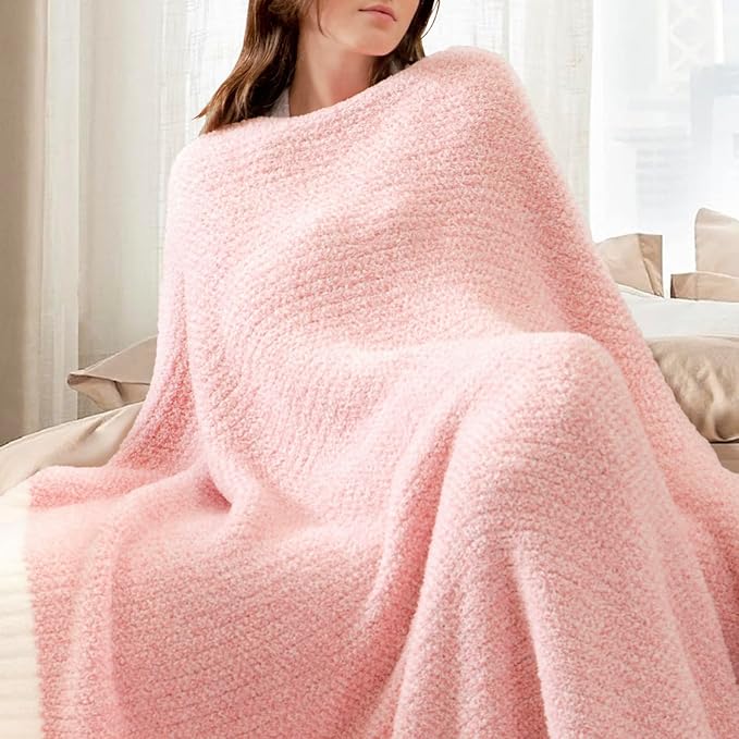 Snuggle Sac Pink Throw Blankets - Image 5