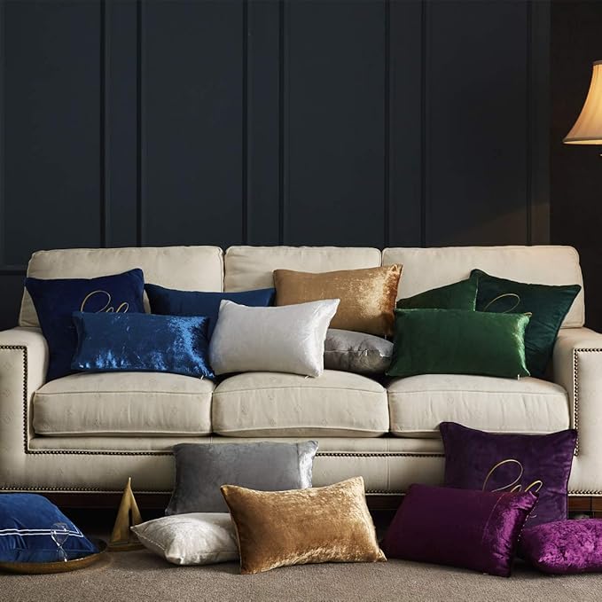 GIGIZAZA Decorative Throw Pillow Covers 18 x 18, Christmas Decor Square Cushion - Image 6