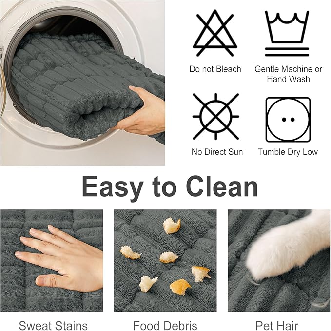 hyha Couch Covers for Dogs Washable, Non Slip Plush Dog Sofa Protectors - Image 7
