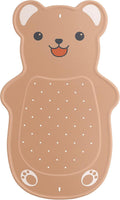 UNEEDE Non Slip Bathtub Mat for Kids | Natural Rubber Toddler Bath Mat with 126 Suction Cups and 43 Drainage Holes, Soft Machine Washable Bathroom Essentials