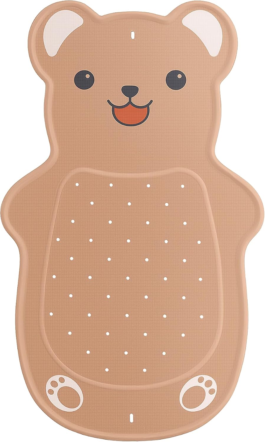 UNEEDE Non Slip Bathtub Mat for Kids | Natural Rubber Toddler Bath Mat with 126 Suction Cups and 43 Drainage Holes, Soft Machine Washable Bathroom Essentials