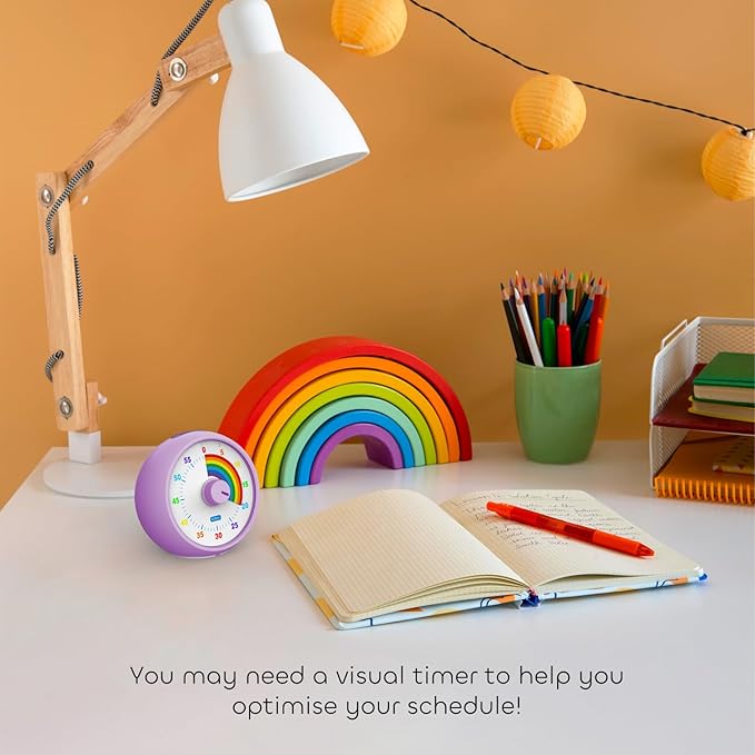 Visual Timer for Kids, 60-Minute Countdown for Classroom Office Kitchen - Image 4