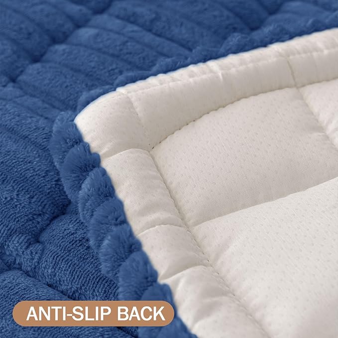 Smiry Couch Cover for Dogs Washable, Non Slip Fuzzy Pet Couch Covers for 3 - Image 10